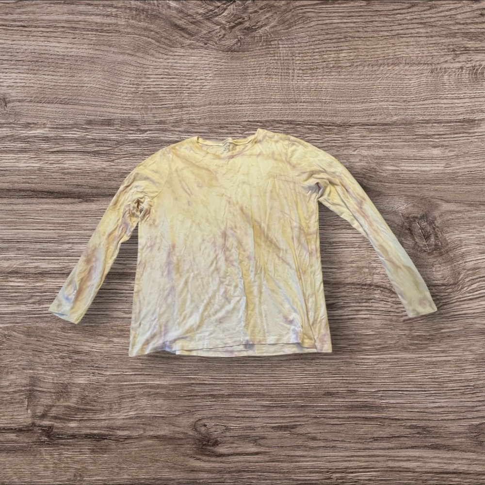 Madewell Women’s Pastel Tie-Dye Long Sleeve Tee